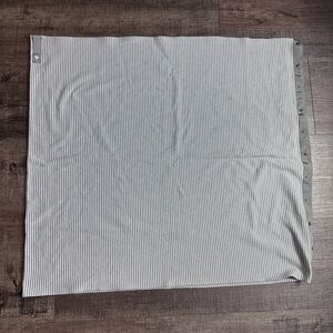 lululemon athletica Gray Striped Scarf